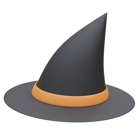 Witch Hat Of Halloween Day  3D Icon