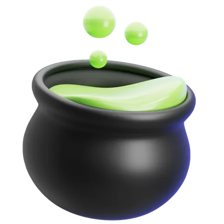 Witch Pot  3D Icon