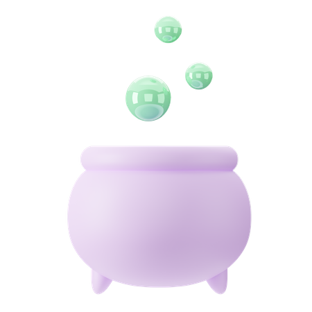 Witch Pot  3D Icon