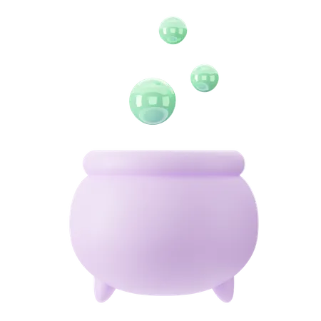 Witch Pot  3D Icon