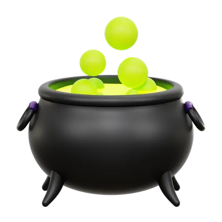 Witch Pot  3D Icon