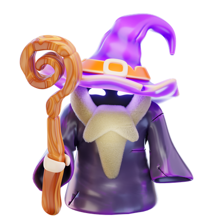 Witch, wizard  3D Icon