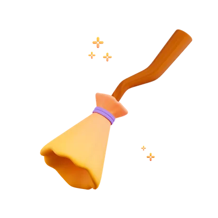 Witches Broom  3D Icon