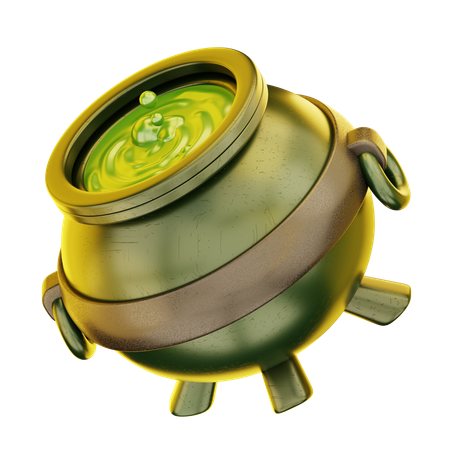 Witch's Cauldron  3D Icon