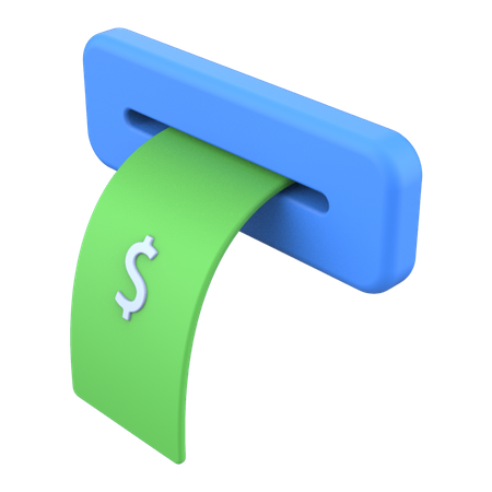 Withdraw  3D Icon