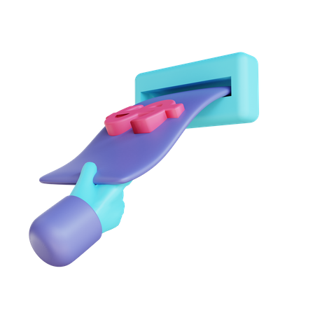 Withdraw  3D Icon