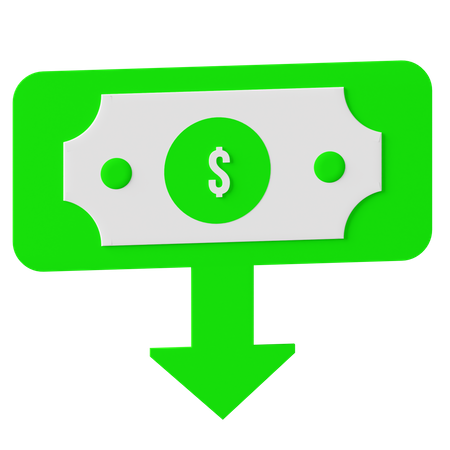Withdraw  3D Icon