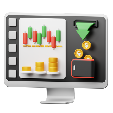 Withdraw  3D Illustration