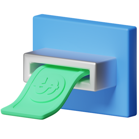 Withdraw  3D Icon