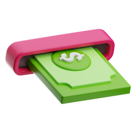 Withdraw  3D Icon