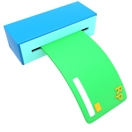 Withdraw Indonesian Rupiah  3D Icon