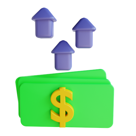 Withdraw Money  3D Icon