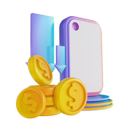 Withdraw Money  3D Icon
