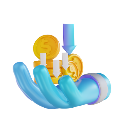 Withdraw Money 3D Illustration