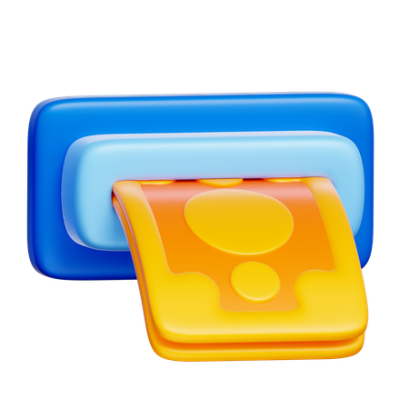 Withdrawal  3D Icon