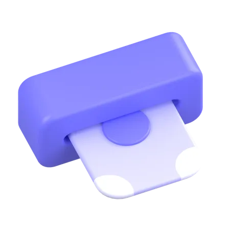 Withdrawal  3D Icon