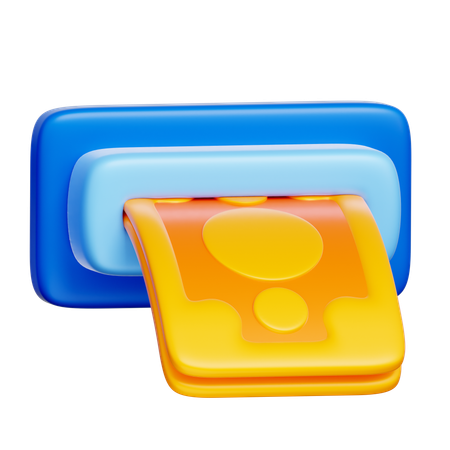 Withdrawal  3D Icon