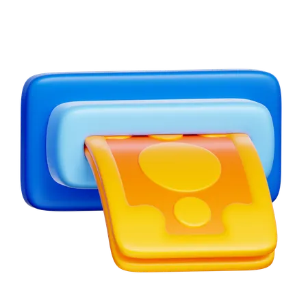 Withdrawal  3D Icon