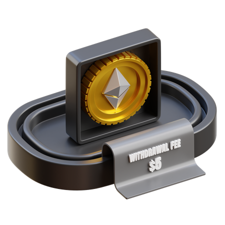 Withdrawal Fee  3D Icon