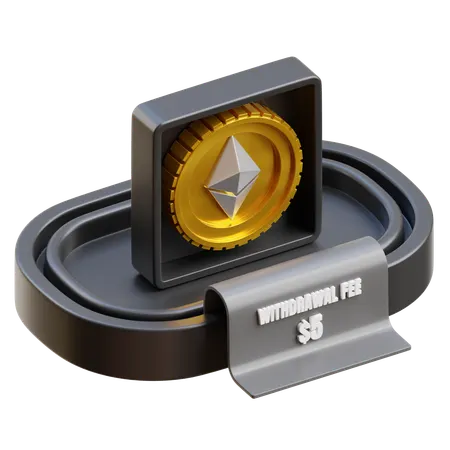 Withdrawal Fee  3D Icon