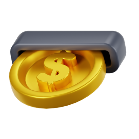 Withdrawal Money  3D Icon