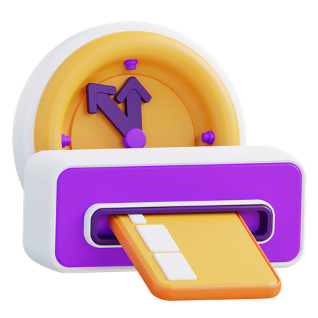 Withdrawal Time 3D Icon
