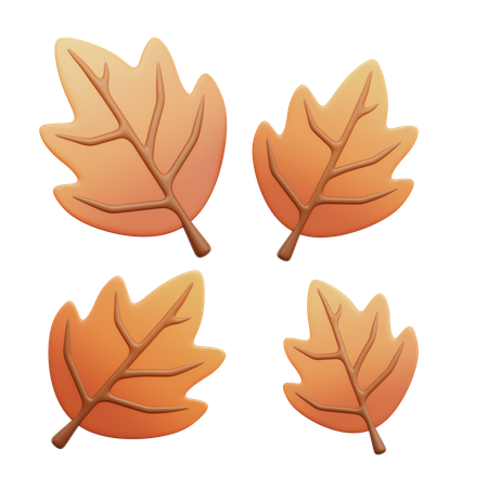 Withered Leaves  3D Icon