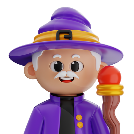 Wizard  3D Icon