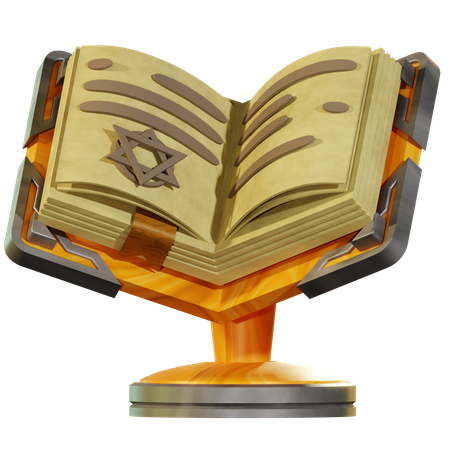 Wizard Book  3D Icon