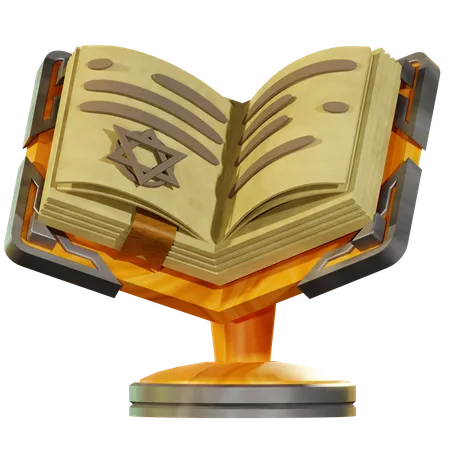 Wizard Book  3D Icon