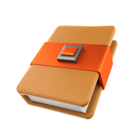 3 D Render Wizard Book Illustration 3D Icon