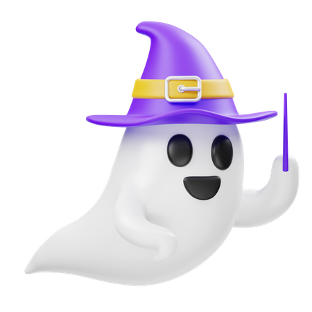 Wizard Ghost  3D Icon