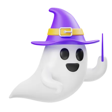 Wizard Ghost  3D Icon
