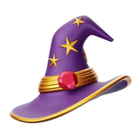 Wizard Hat  3D Icon