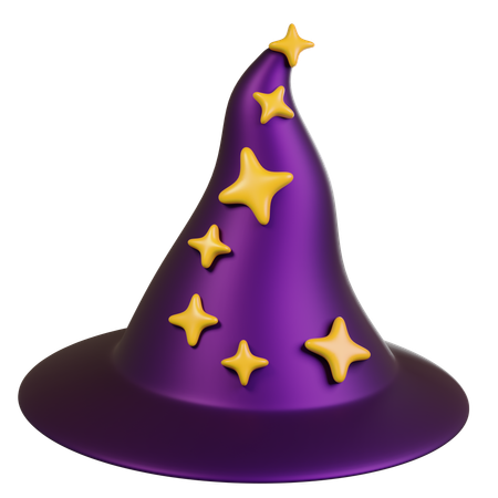 Wizard Hat  3D Icon