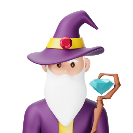 Wizard Hat  3D Icon