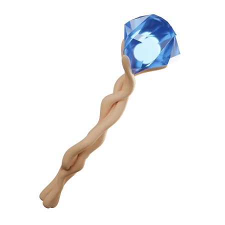 Wizard Staff  3D Icon