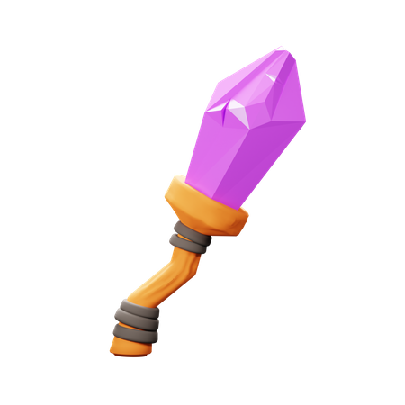 Wizard Stick  3D Icon