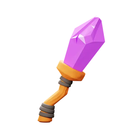 Wizard Stick  3D Icon