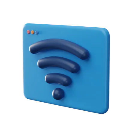 W-lan  3D Icon