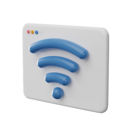 W-lan  3D Icon