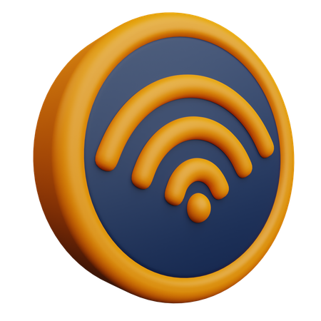 WiFi-Bereich  3D Icon