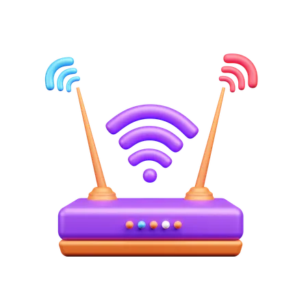 WLAN-Gerät  3D Icon