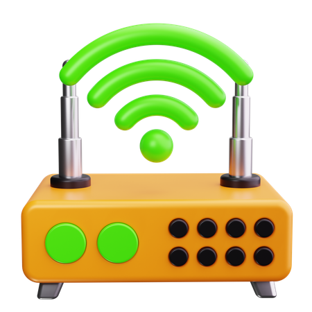 WLAN-Gerät  3D Icon