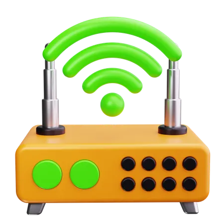 WLAN-Gerät  3D Icon