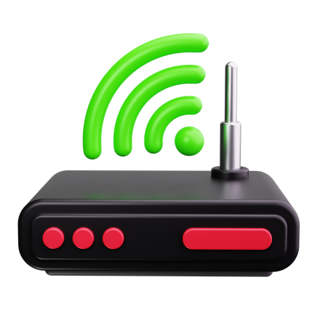 WLAN-Gerät  3D Icon