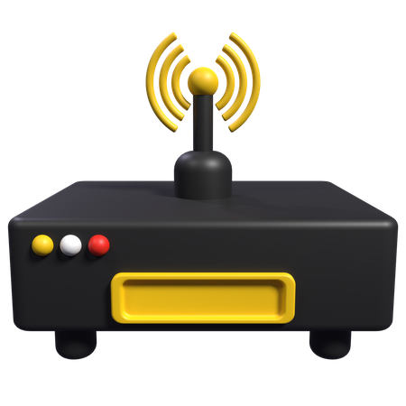 WLAN-Gerät  3D Icon