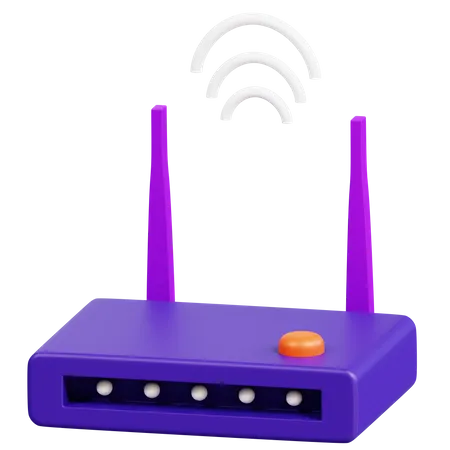 WLAN-Gerät  3D Icon