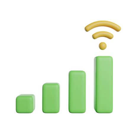 WiFi-Netzwerk  3D Icon