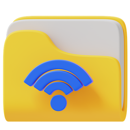 WLAN-Ordner  3D Icon